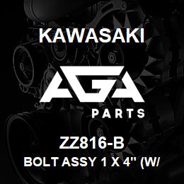 ZZ816-B Kawasaki BOLT ASSY 1 X 4" (W/O WASHER) | AGA Parts