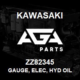 ZZ82345 Kawasaki GAUGE, ELEC, HYD OIL 100220 | AGA Parts