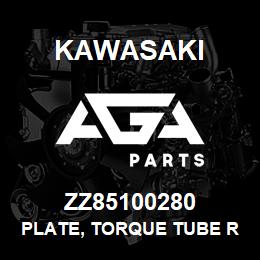 ZZ85100280 Kawasaki PLATE, TORQUE TUBE REINF 85ZII | AGA Parts