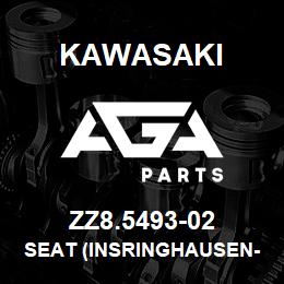 ZZ8.5493-02 Kawasaki SEAT (INSRINGHAUSEN- V.INYL) | AGA Parts