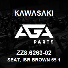 ZZ8.6263-02 Kawasaki SEAT, ISR BROWN 65 115III | AGA Parts