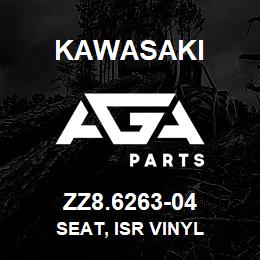 ZZ8.6263-04 Kawasaki SEAT, ISR VINYL | AGA Parts