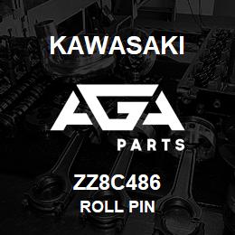 ZZ8C486 Kawasaki ROLL PIN | AGA Parts