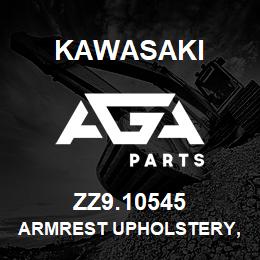 ZZ9.10545 Kawasaki ARMREST UPHOLSTERY, LH | AGA Parts