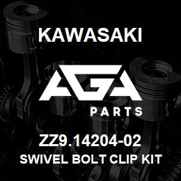 ZZ9.14204-02 Kawasaki SWIVEL BOLT CLIP KIT | AGA Parts