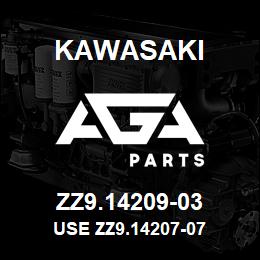 ZZ9.14209-03 Kawasaki USE ZZ9.14207-07 | AGA Parts