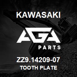 ZZ9.14209-07 Kawasaki TOOTH PLATE | AGA Parts