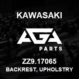 ZZ9.17065 Kawasaki BACKREST, UPHOLSTRY | AGA Parts