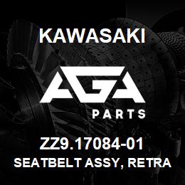 ZZ9.17084-01 Kawasaki SEATBELT ASSY, RETRACTABLE | AGA Parts