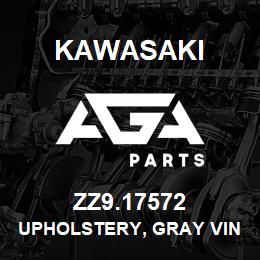 ZZ9.17572 Kawasaki UPHOLSTERY, GRAY VINYL | AGA Parts