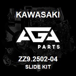 ZZ9.2502-04 Kawasaki SLIDE KIT | AGA Parts