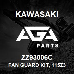 ZZ93006C Kawasaki FAN GUARD KIT, 115Z3 C. | AGA Parts