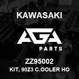 ZZ95002 Kawasaki KIT, 90Z3 C.OOLER HOSE | AGA Parts