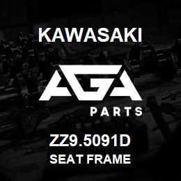 ZZ9.5091D Kawasaki SEAT FRAME | AGA Parts