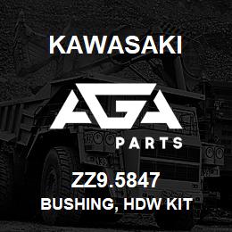 ZZ9.5847 Kawasaki BUSHING, HDW KIT | AGA Parts