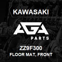 ZZ9F300 Kawasaki FLOOR MAT, FRONT | AGA Parts