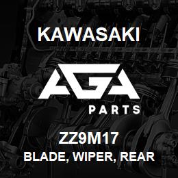 ZZ9M17 Kawasaki BLADE, WIPER, REAR | AGA Parts