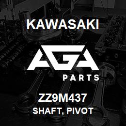 ZZ9M437 Kawasaki SHAFT, PIVOT | AGA Parts