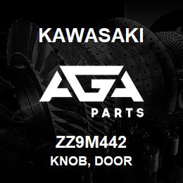 ZZ9M442 Kawasaki KNOB, DOOR | AGA Parts