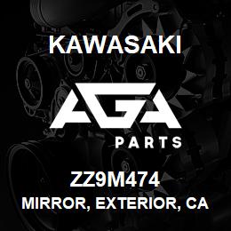 ZZ9M474 Kawasaki MIRROR, EXTERIOR, CAB | AGA Parts