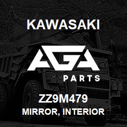 ZZ9M479 Kawasaki MIRROR, INTERIOR | AGA Parts