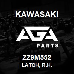 ZZ9M552 Kawasaki LATCH, R.H. | AGA Parts