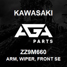 ZZ9M660 Kawasaki ARM, WIPER, FRONT SEE NOTES | AGA Parts