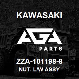 ZZA-101198-8 Kawasaki NUT, L/W ASSY | AGA Parts