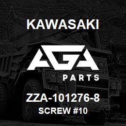 ZZA-101276-8 Kawasaki SCREW #10 | AGA Parts