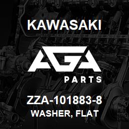 ZZA-101883-8 Kawasaki WASHER, FLAT | AGA Parts