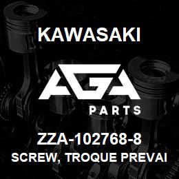 ZZA-102768-8 Kawasaki SCREW, TROQUE PREVAILING | AGA Parts