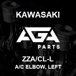 ZZA/CL-L Kawasaki A/C ELBOW, LEFT | AGA Parts