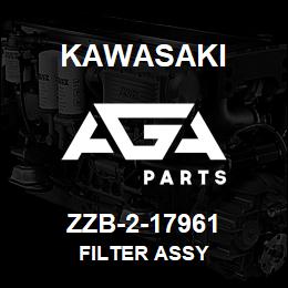 ZZB-2-17961 Kawasaki FILTER ASSY | AGA Parts