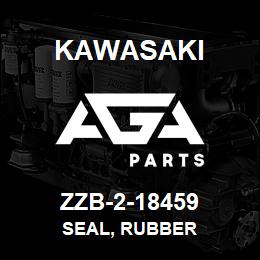 ZZB-2-18459 Kawasaki SEAL, RUBBER | AGA Parts