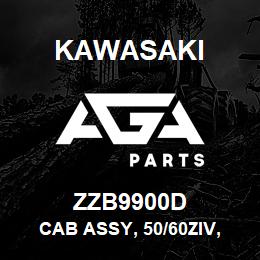 ZZB9900D Kawasaki CAB ASSY, 50/60ZIV, ANGUS-PALM | AGA Parts