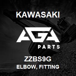 ZZBS9G Kawasaki ELBOW, FITTING | AGA Parts