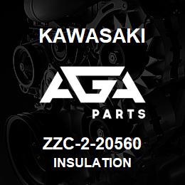 ZZC-2-20560 Kawasaki INSULATION | AGA Parts