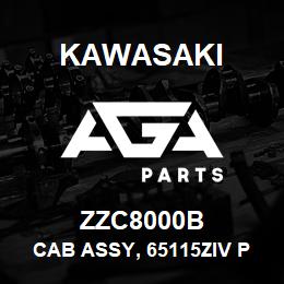 ZZC8000B Kawasaki CAB ASSY, 65115ZIV PALM - N/A | AGA Parts