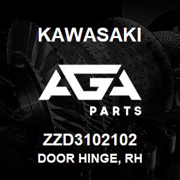 ZZD3102102 Kawasaki DOOR HINGE, RH | AGA Parts