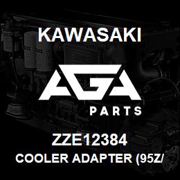 ZZE12384 Kawasaki COOLER ADAPTER (95Z/110Z) | AGA Parts