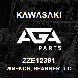 ZZE12391 Kawasaki WRENCH, SPANNER, T/C 80Z | AGA Parts