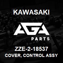 ZZE-2-18537 Kawasaki COVER, CONTROL ASSY | AGA Parts