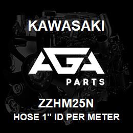 ZZHM25N Kawasaki HOSE 1" ID PER METER | AGA Parts