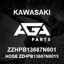 ZZHPB13687N601 Kawasaki HOSE ZZHPB13687N60155180 | AGA Parts