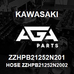 ZZHPB21252N201 Kawasaki HOSE ZZHPB21252N20026 | AGA Parts