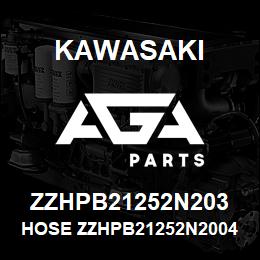 ZZHPB21252N203 Kawasaki HOSE ZZHPB21252N20045 | AGA Parts