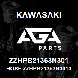 ZZHPB21363N301 Kawasaki HOSE ZZHPB21363N30130 | AGA Parts