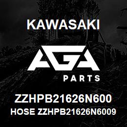 ZZHPB21626N600 Kawasaki HOSE ZZHPB21626N60095 | AGA Parts