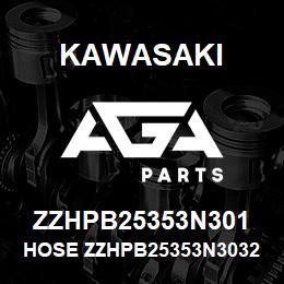 ZZHPB25353N301 Kawasaki HOSE ZZHPB25353N30320 | AGA Parts