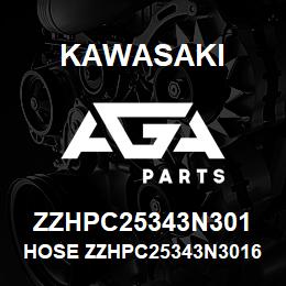 ZZHPC25343N301 Kawasaki HOSE ZZHPC25343N30165 | AGA Parts